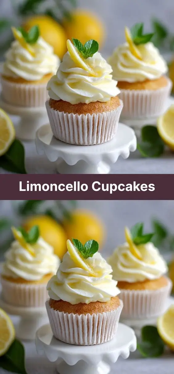 Limoncello Cupcakes