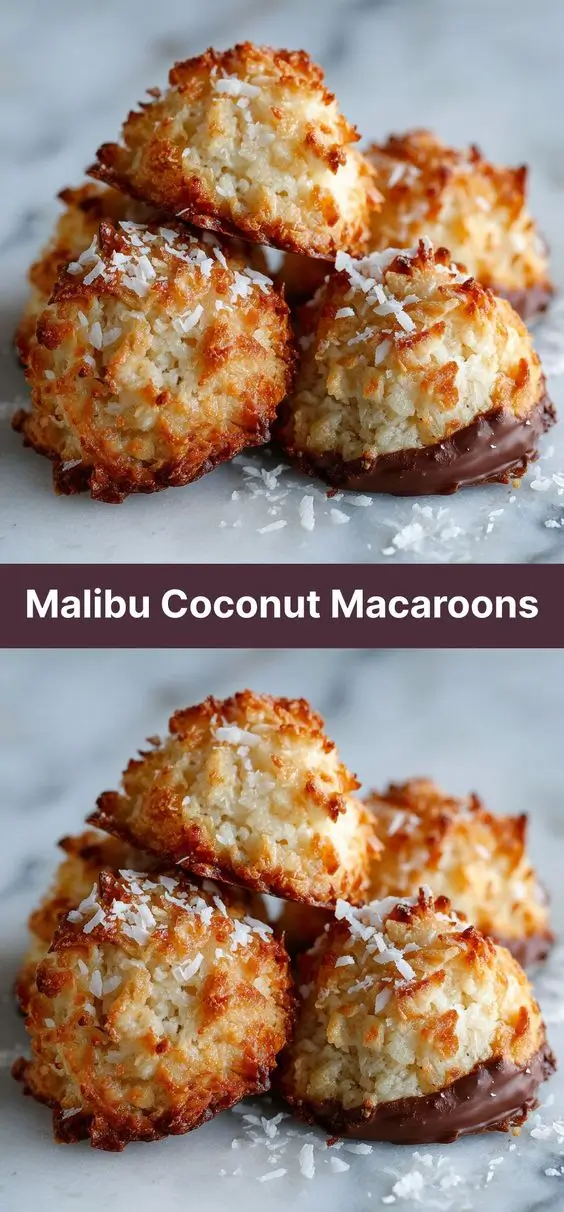 Malibu Coconut Macaroons