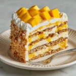Mango Coconut Icebox Cake