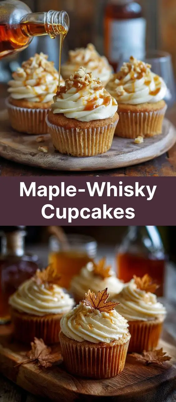 Maple‑Whisky Cupcakes
