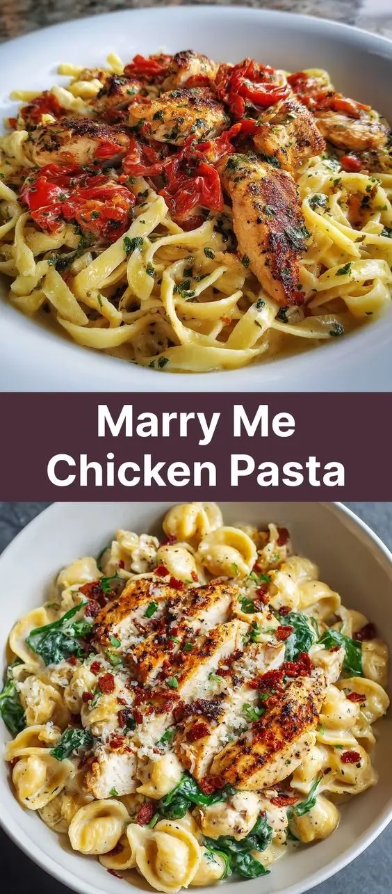 Marry Me Chicken Pasta