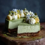 Matcha White Chocolate Cheesecake
