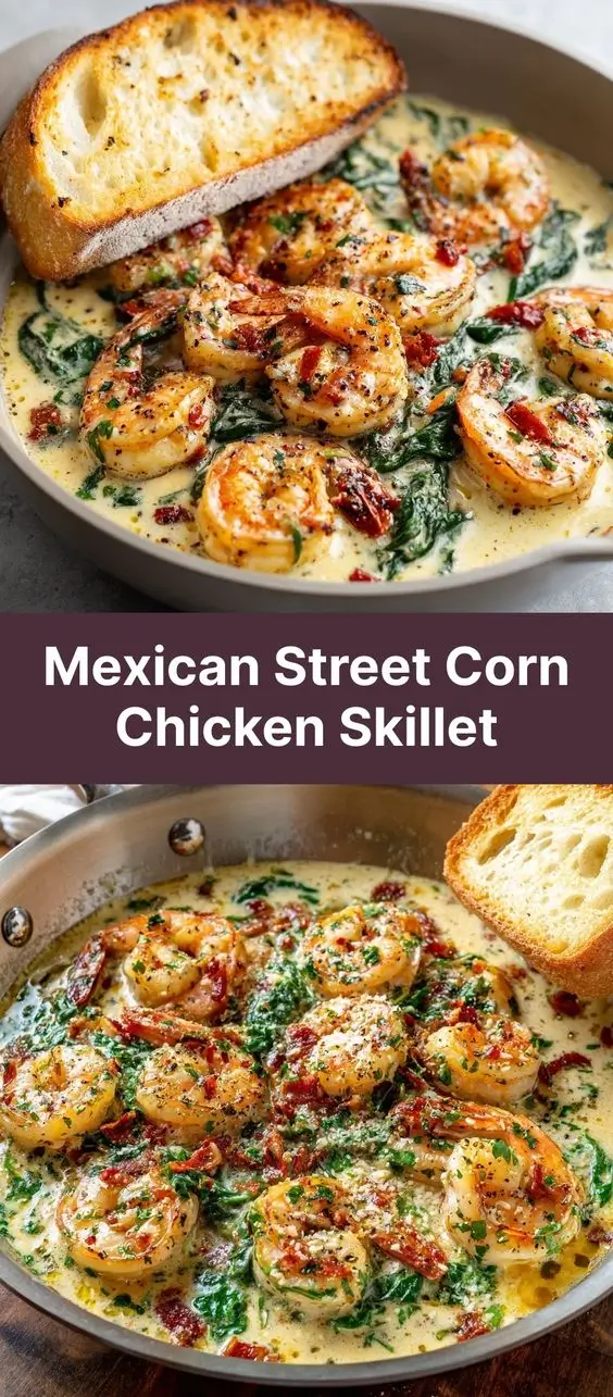 Mexican Street Corn Chicken Skillet