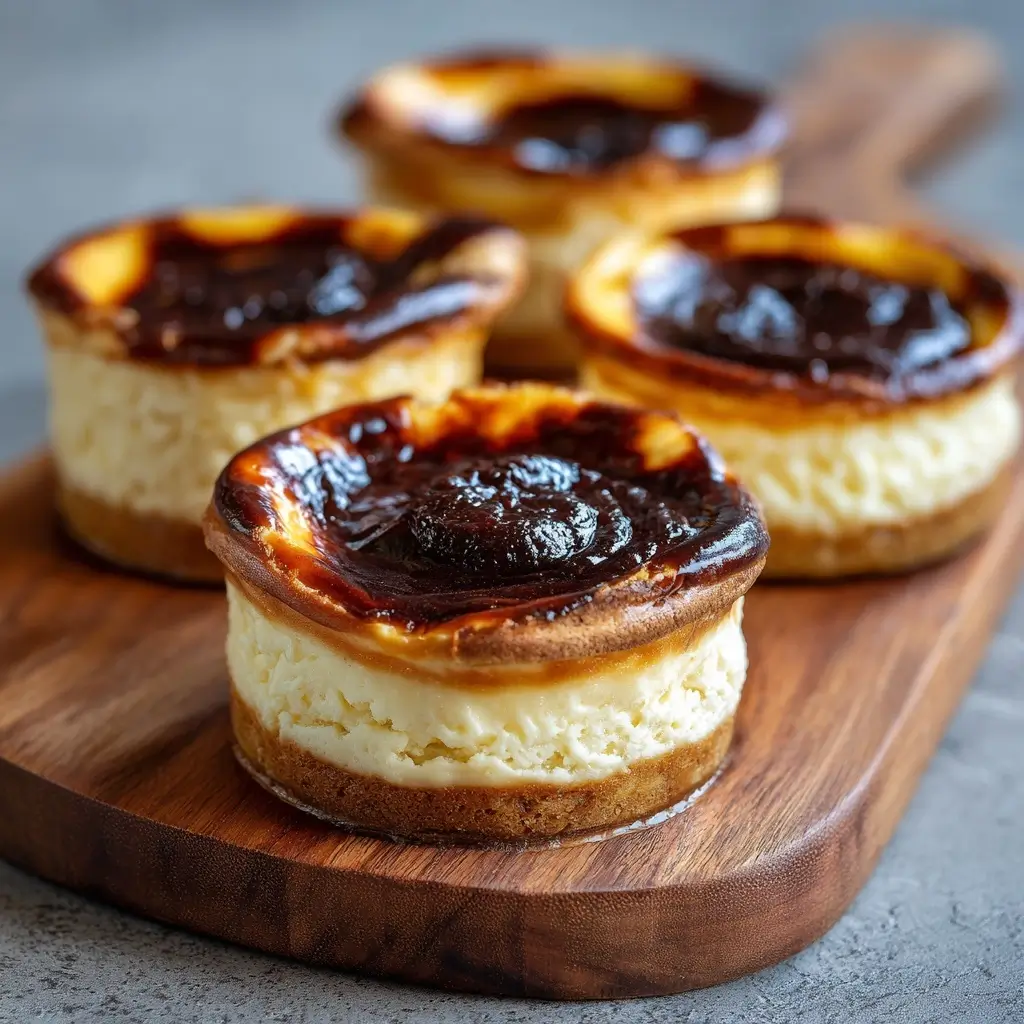 Mini Burnt Basque Cheesecake