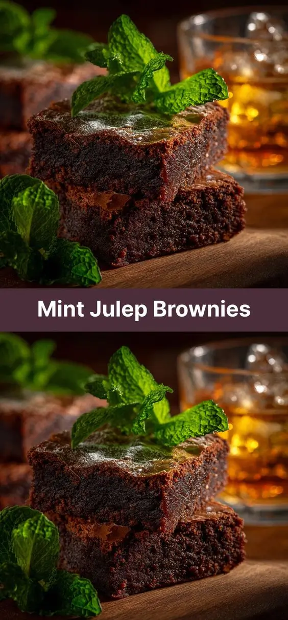Mint Julep Brownies