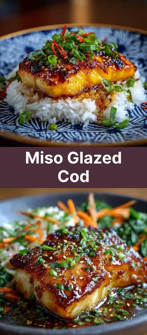 Miso Glazed Cod