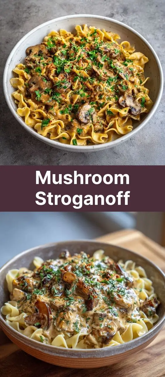 Mushroom Stroganoff