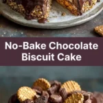 No-Bake Chocolate Biscuit Cake