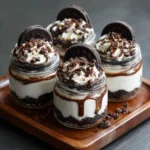 No-Bake Oreo Cheesecake Jars