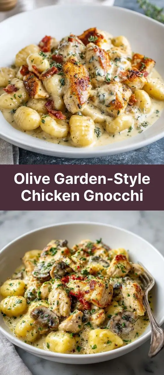 Olive Garden-Style Chicken Gnocchi