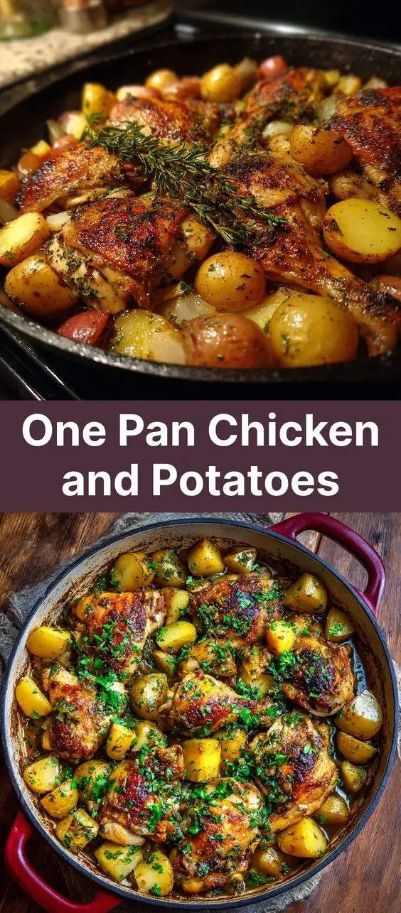 One Pan Chicken and Potatoes