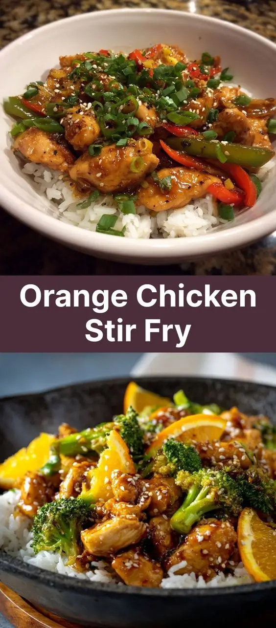 Orange Chicken Stir Fry