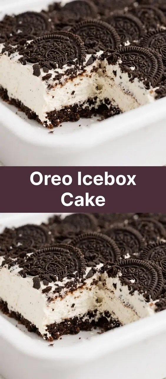 Oreo Icebox Cake