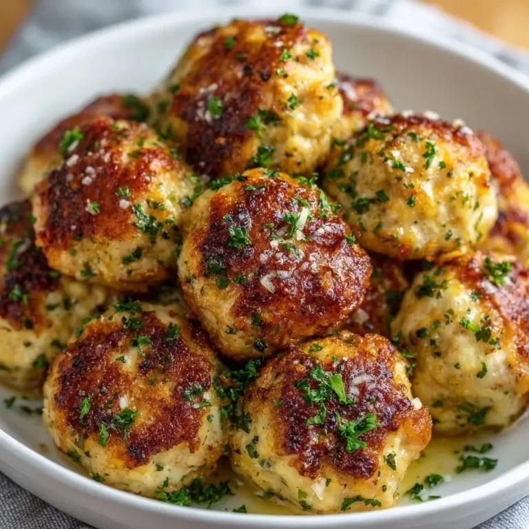 Parmesan Chicken Meatballs