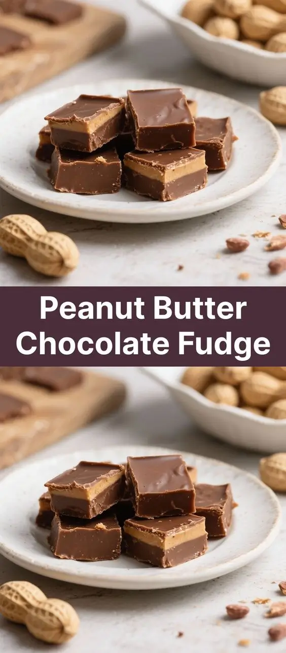 Peanut Butter Chocolate Fudge