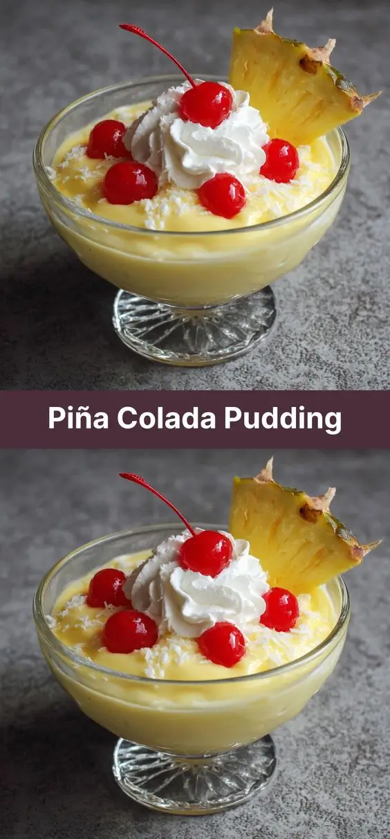 Piña Colada Pudding