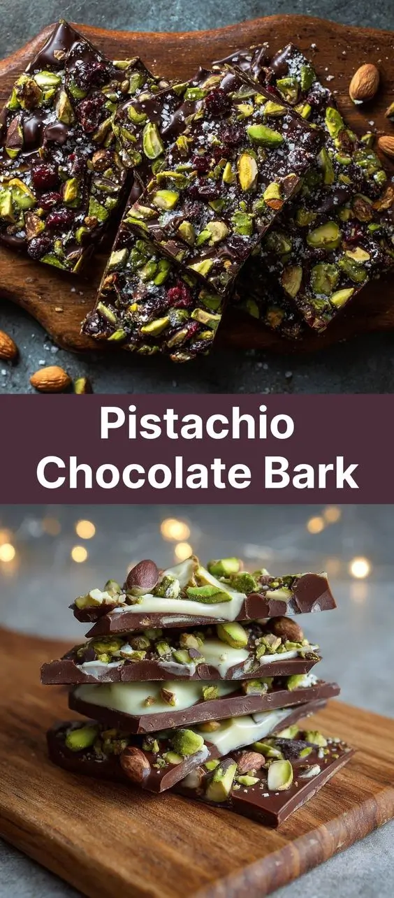 Pistachio Chocolate Bark