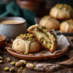 Pistachio Cream Stuffed Cookies