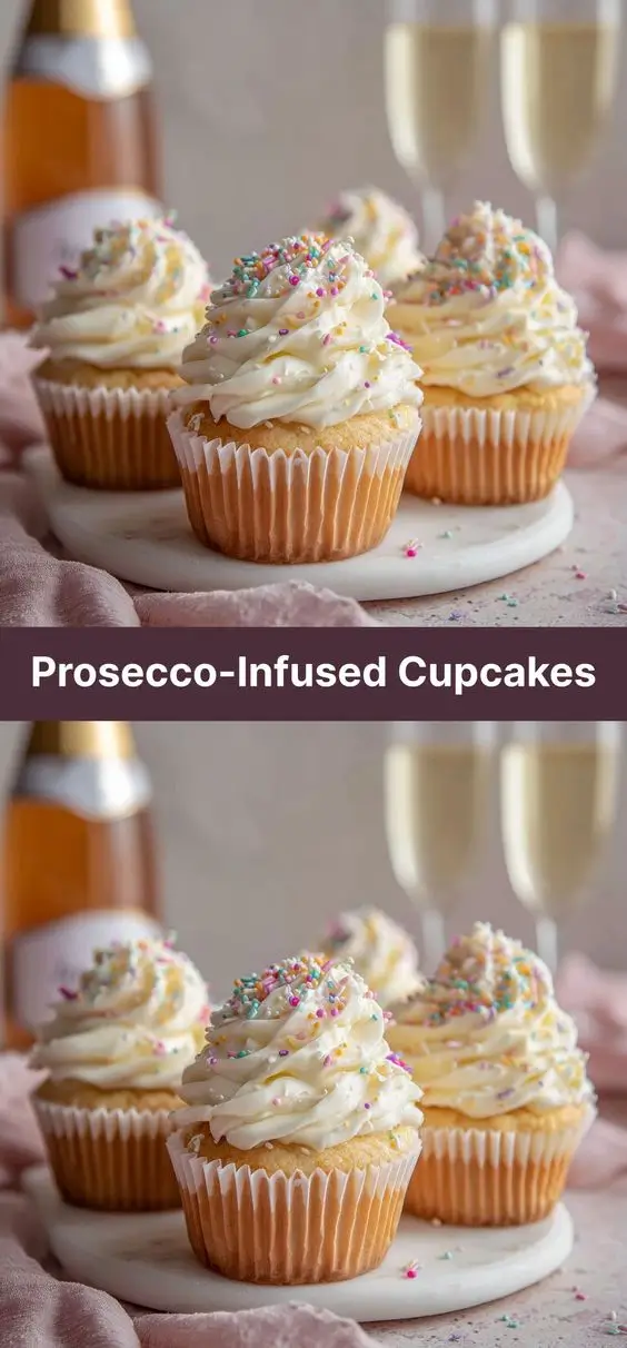 Prosecco-Infused Cupcakes