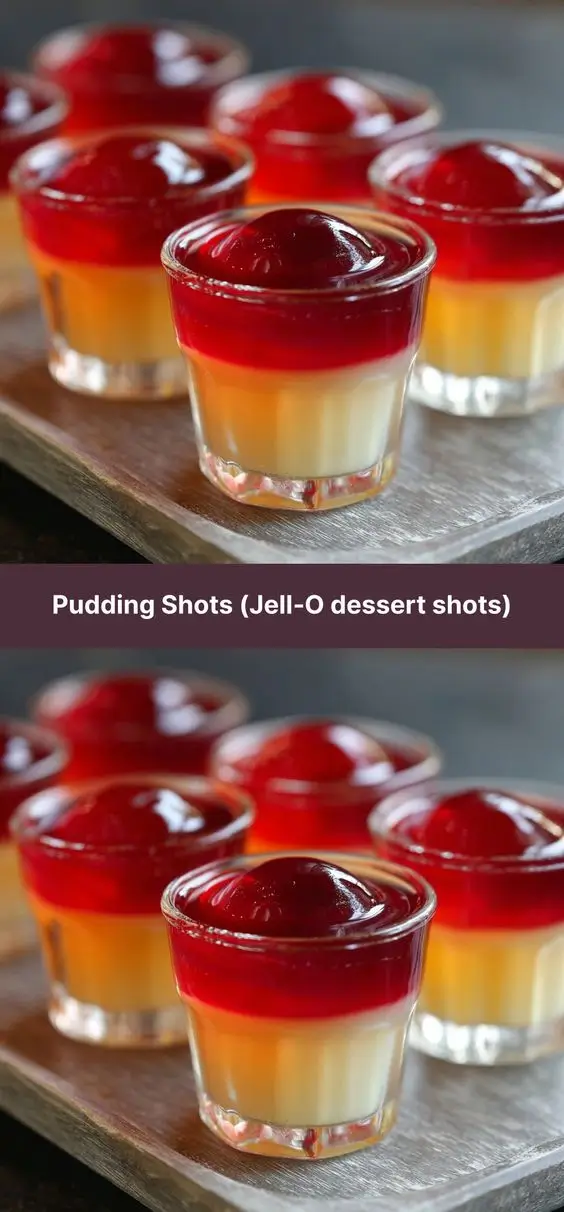 Pudding Shots (Jell‑O dessert shots)
