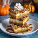Pumpkin Cheesecake Bars