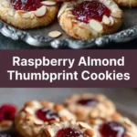 Raspberry Almond Thumbprint Cookies
