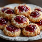 Raspberry Cheesecake Thumbprint Cookies