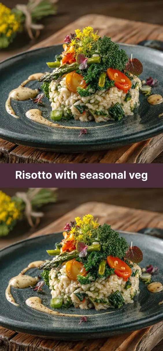 Risotto with seasonal veg