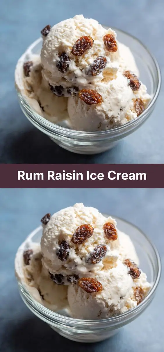 Rum Raisin Ice Cream