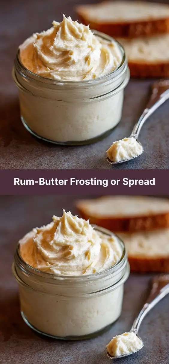 Rum‑Butter Frosting or Spread