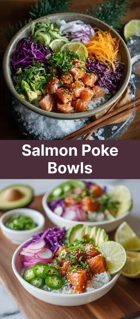 Salmon Poke Bowls