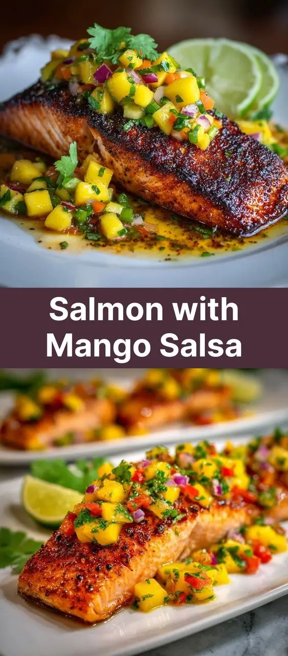 Salmon with Mango Salsa