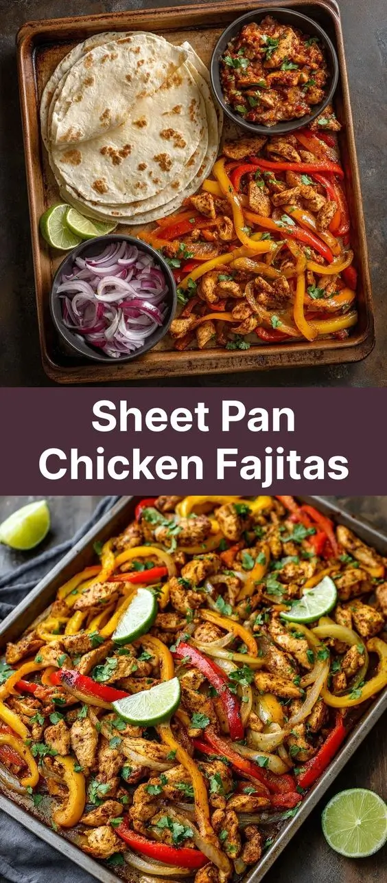 Sheet Pan Chicken Fajitas