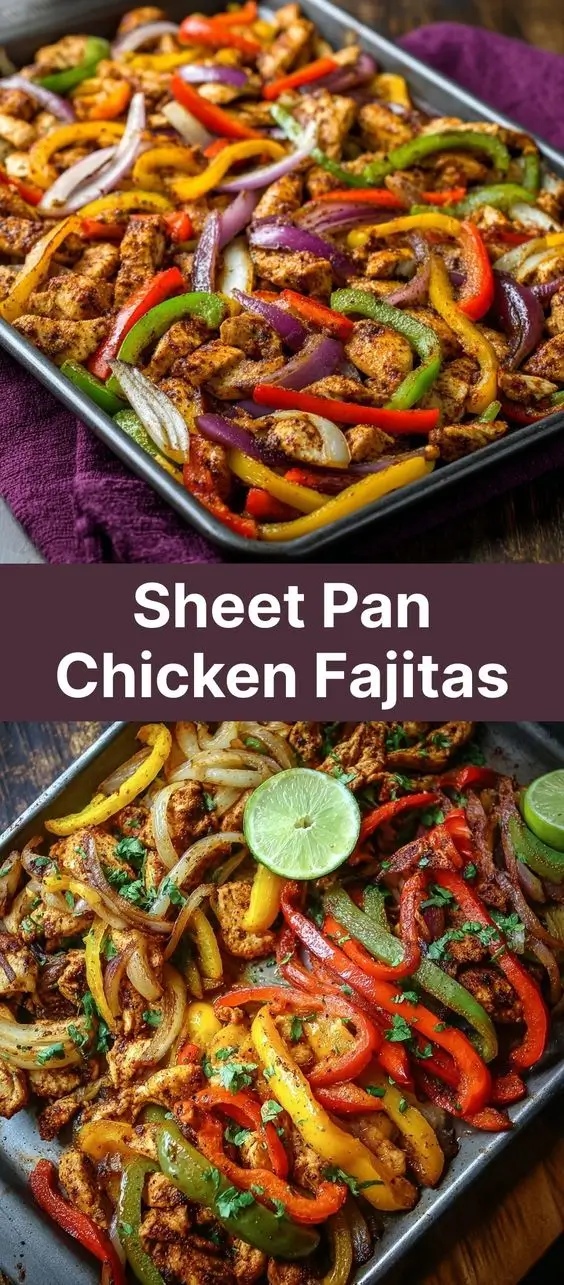 Sheet Pan Chicken Fajitas