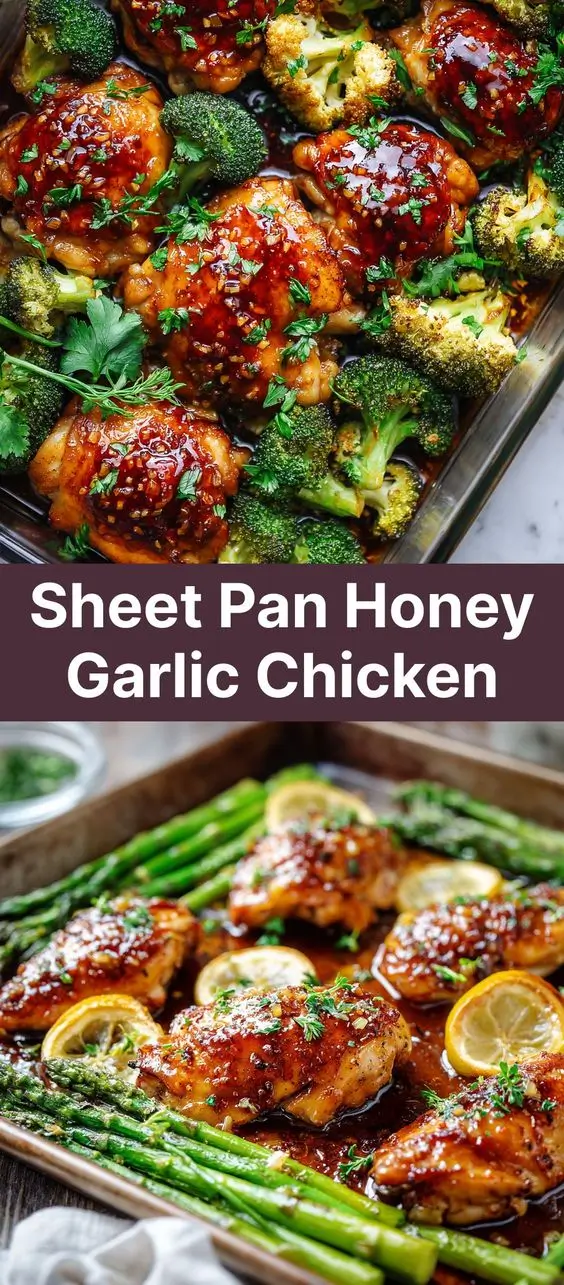 Sheet Pan Honey Garlic Chicken