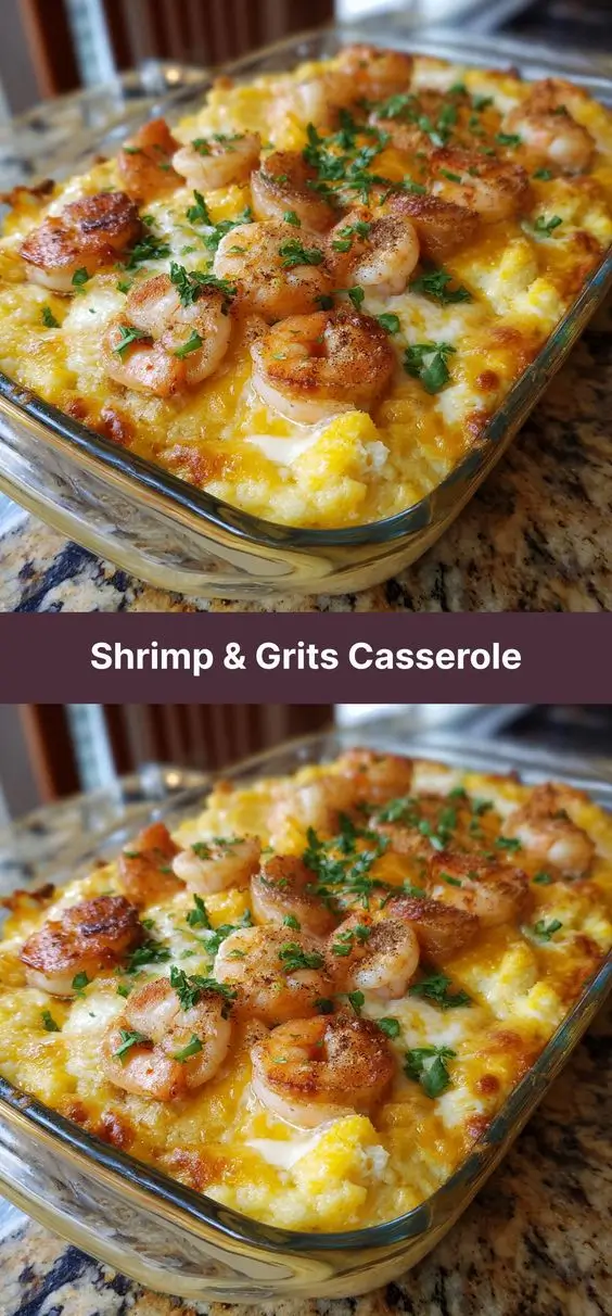 Shrimp & Grits Casserole