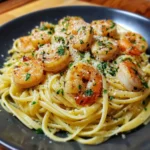Shrimp Scampi with Linguine