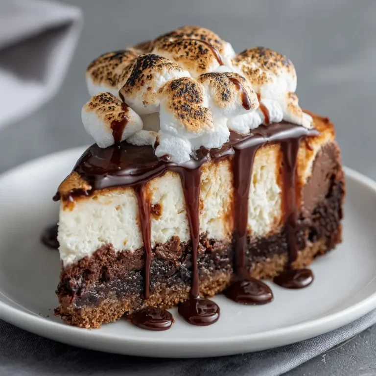 S'mores Brownie Cheesecake