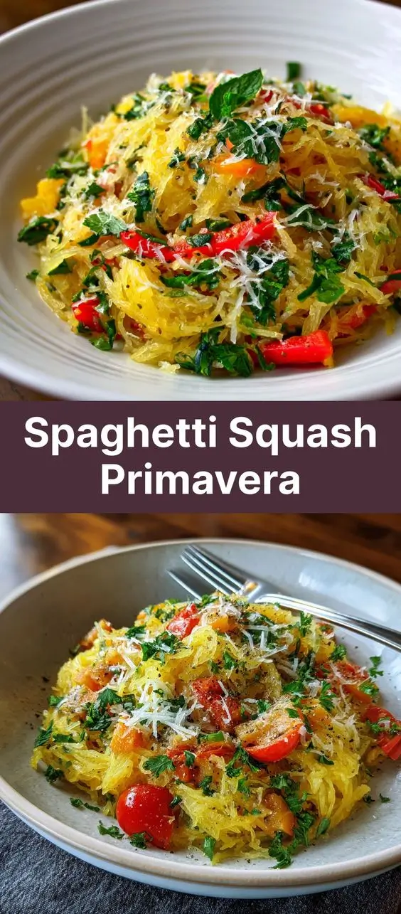 Spaghetti Squash Primavera