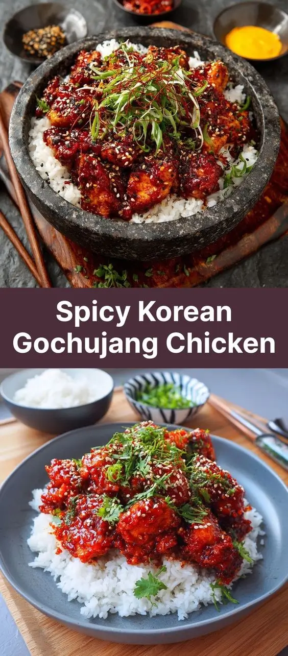 Spicy Korean Gochujang Chicken