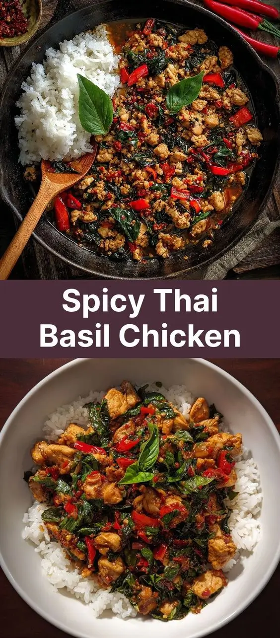 Spicy Thai Basil Chicken