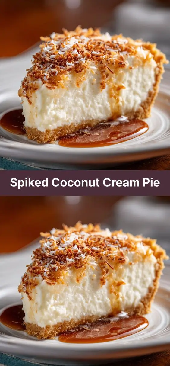 Spiked Coconut Cream Pie