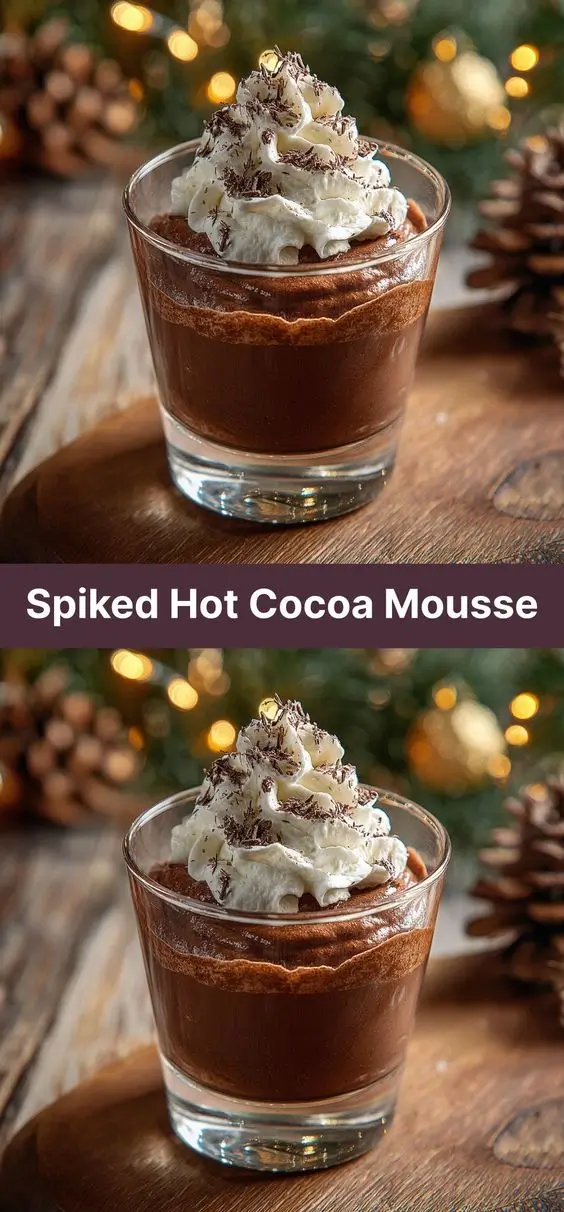 Spiked Hot Cocoa Mousse