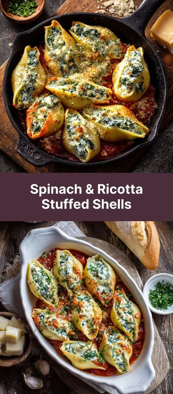 Spinach & Ricotta Stuffed Shells