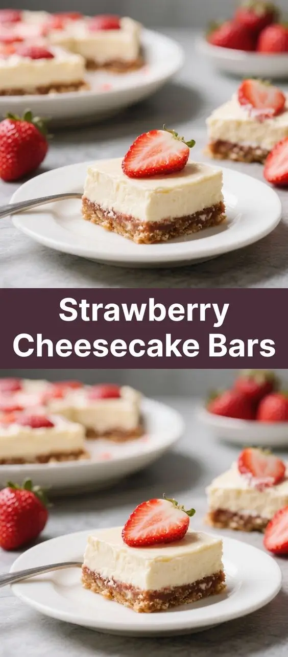 Strawberry Cheesecake Bars