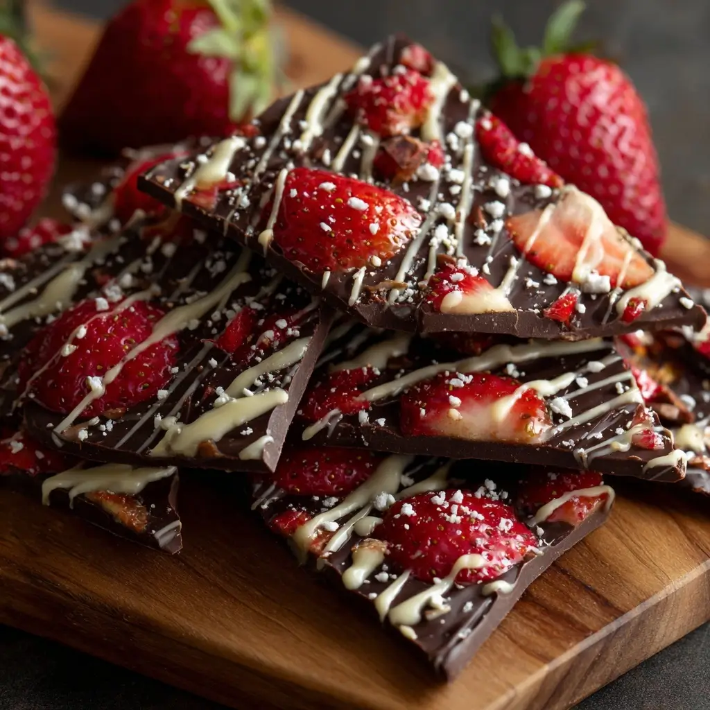 Strawberry Chocolate Bark
