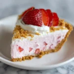Strawberry Cream Icebox Pie