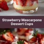 Strawberry Mascarpone Dessert Cups