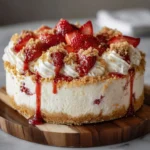 Strawberry Shortcake Cheesecake