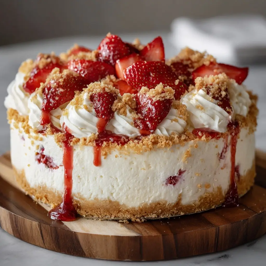 Strawberry Shortcake Cheesecake